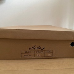 SESTO：スクエアトゥ ローヒールロングブーツの画像