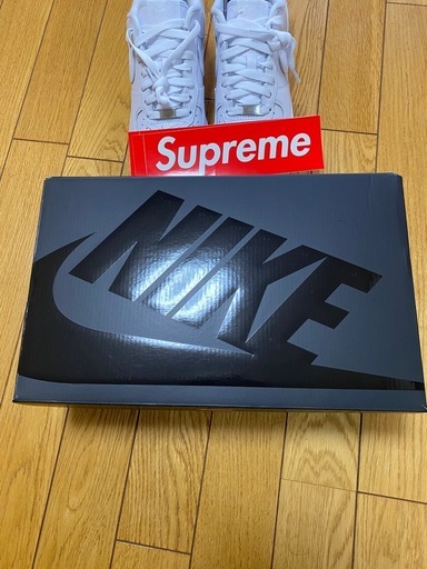 新品24.5cm Supreme × Nike Air Force 1 Low "White"