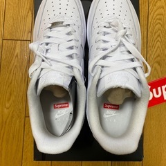 新品24.5cm Supreme × Nike Air Force 1 Low "White"の画像