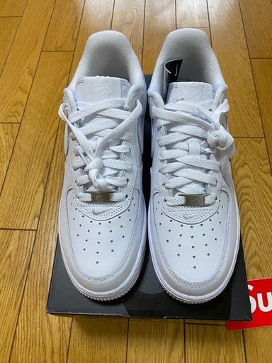 新品24.5cm Supreme × Nike Air Force 1 Low "White"