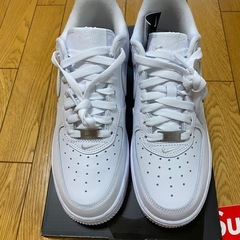 新品24.5cm Supreme × Nike Air Force 1 Low "White"の画像