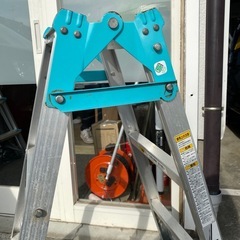 【①】折りたたみ脚立 3段の画像