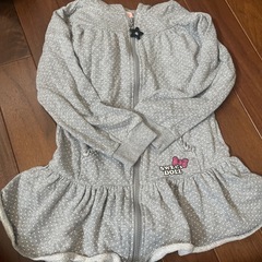 フード付きパーカー、チュニックのセット　130の画像