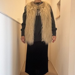 Spick & Span スピックアンドスパン エコファー ジレ ファーベストの画像