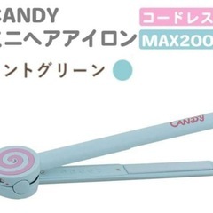 BEAUTY CAG02 CANDY USB ヘアアイロン ミントグリーン 美品の画像