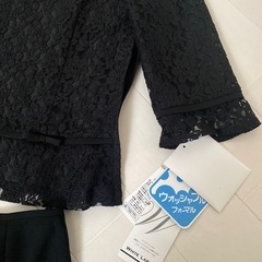 ★新品未着用★ソリテール ブラックレーベル　ホワイトレーベル【SORITEAL】スーツ 冠婚葬祭 フォーマルスーツの画像