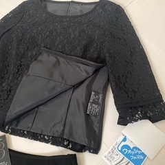 ★新品未着用★ソリテール ブラックレーベル　ホワイトレーベル【SORITEAL】スーツ 冠婚葬祭 フォーマルスーツの画像