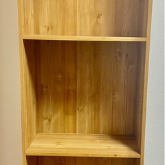 木目調カラーボックスの画像