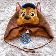 パウパトロール チェイス キッズ帽子かぶりもの ぬいぐるみファンキャップの画像