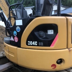 CAT304C CR 0.2BH ユンボ　アワー約4000hの画像