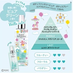 BODY FANTASIES ピュア ボディスプレー エメラルドシャーベットの画像