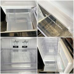 ★三菱 冷蔵庫 ブラック ★霜が付かない冷蔵庫 2013年製 配送設置無料♬【日時指定可能 16時迄】の画像