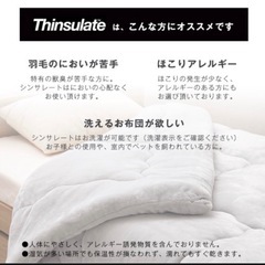 シンサレート掛け布団　シングルロングの画像