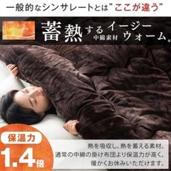 シンサレート掛け布団　シングルロングの画像