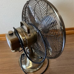  【ニトリ】メタルレトロファン／レトロデザイン／動作良好の画像