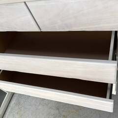 国産 サンコウ  Sankou Furniture ハイチェスト5段、幅80cm Used/美品の画像