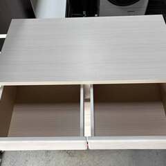 国産 サンコウ  Sankou Furniture ハイチェスト5段、幅80cm Used/美品の画像