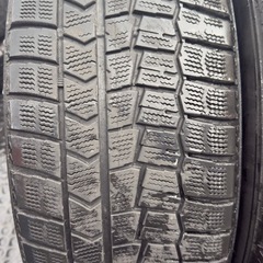 【中古6分】225/55R17 WM02 DUNLOP ダンロップスタッドレス冬タイヤ17インチの画像