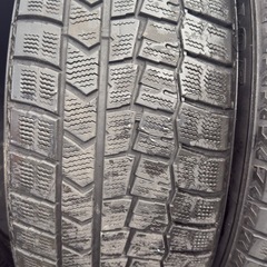 【中古6分】225/55R17 WM02 DUNLOP ダンロップスタッドレス冬タイヤ17インチの画像