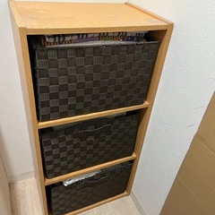 カラーボックス（入れ物付き）　0円の画像