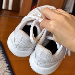 adidas 白　中古　19の画像