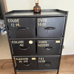 【北欧スタイル】ブランドienowa 2列3段スチールチェスト57cm幅の画像