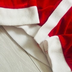 サンタコスチューム 赤 110cmの画像