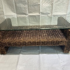 アジアンテーブル　ローテーブル　テレビ台の画像