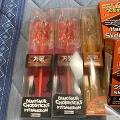 恐竜 お箸 ストロー付きタンブラー 模型の画像