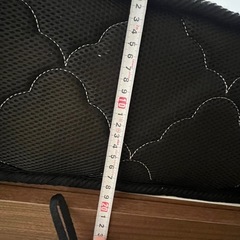 コイルマットレス厚み20cm近く約180cm×150cm グレー 系の画像