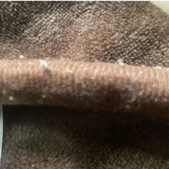 ブラウンのシングル毛布の画像