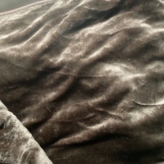 ブラウンのシングル毛布の画像