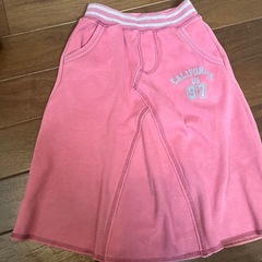 ロングパーカー、スカートセット　110の画像