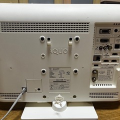 SHARP AQUOS LC-19K5 シャープ アクオス　液晶カラーテレビ アンテナ線付き リモコン無しの画像