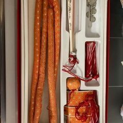 長襦袢、帯、7歳用着物小物　各1000の画像