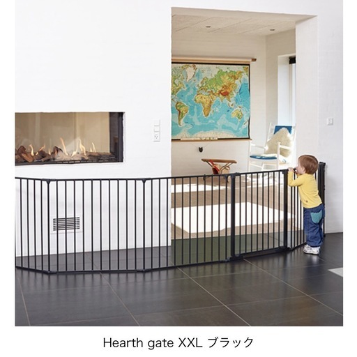 ベビーダン ハースゲートXXL 黒　追加パーツ付き
