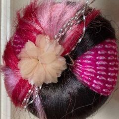 帯、ウィッグ、半襟、カバン、帯　各500円の画像