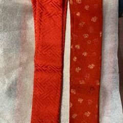 帯、ウィッグ、半襟、カバン、帯　各500円の画像