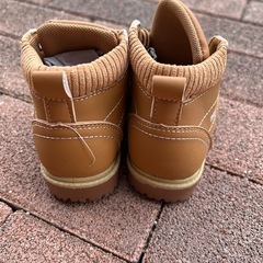 【新品未使用品】キッズ/子供用/13.5cm/ブーツ/靴/茶色/の画像