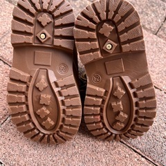 【新品未使用品】キッズ/子供用/13.5cm/ブーツ/靴/茶色/の画像