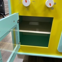 木製ハッピーデーわくわくIHキッチン　おままごと　クッキングトイの画像