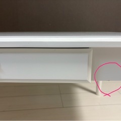 フレンチアンティーク調ホワイトシャビー　センターテーブルの画像