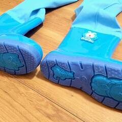 キッズ用ヴェーダー 足長23.0cmお譲りします。１回のみ使用・完全防水・＊北摂引き取りのみ＊ 自然遊び・川遊び・雪遊び・渓流釣り・砂遊び・農作業に！ユニセックスデザインの画像