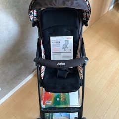 【説明書付】アップリカ B型ベビーカー マジカルエアープラス AD リコリスストライプの画像