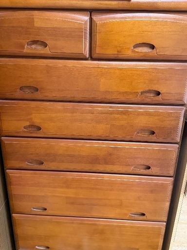 和タンス　アンティーク　6段