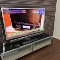 【譲り先決まりました】SHARP アクオス ６０型テレビ&テレビ台の画像