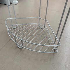 美原店 浴室 収納 コーナー スタンド 3段 ワイヤー ダブルコーティング シャンプー リンス の画像