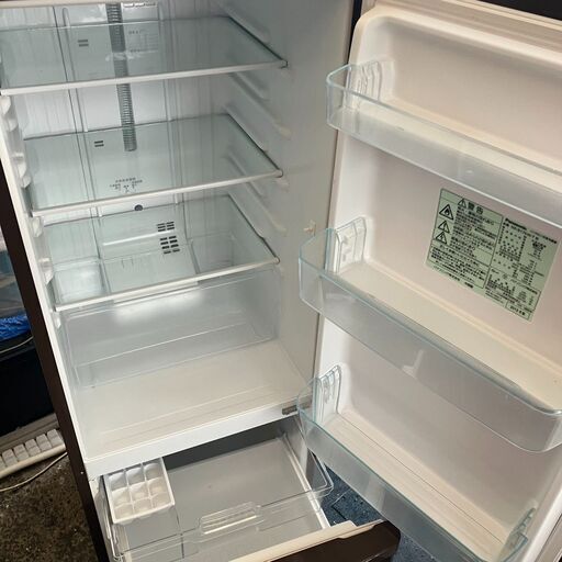 168L Panasonic 冷凍冷蔵庫 ブラウン 容量大きめ 配送無料♬霜が付