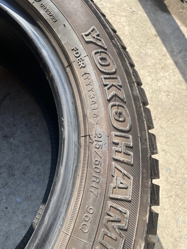 超バリ溝 スタッドレス　215 60 17 ヨコハマ スタッドレス ジオランダーi/T-S YOKOHAMA アルファード ヴェルファイア
