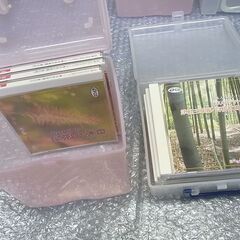 CD 収納ケース 5個 ＋ ダイソーCD 日本人の心のメロディー 9枚付きの画像